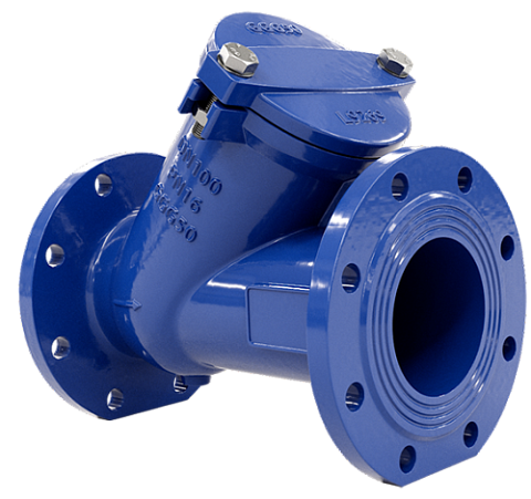 Артикул 405-2. Шаровой обратный клапан чугунный PN16